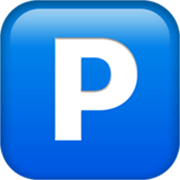 🅿️ Emoji Großbuchstabe P in blauem Quadrat Apple iOS 17.4.
