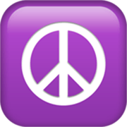 ☮️ Emoji Friedenszeichen Apple iOS 17.4.