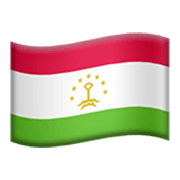 Drapeau : Tadjikistan Apple iOS 17.4.