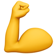 Émoji 💪 Biceps Contracté sur Apple iOS 17.4.