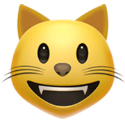 Emoji 😺 Gatto Che Sorride su Apple iOS 17.4.