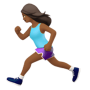 Mujer Corriendo: Tono De Piel Oscuro Medio Apple iOS 17.4.