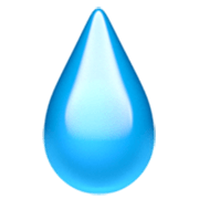 Émoji 💧 Goutte D’eau sur Apple iOS 17.4.