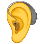 Ohr mit Hörhilfe Apple iOS 17.4.