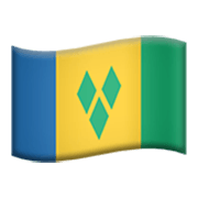 Emoji 🇻🇨 Bandiera: Saint Vincent E Grenadine su Apple iOS 17.4.