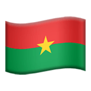 Flagge: Burkina Faso Apple iOS 17.4.