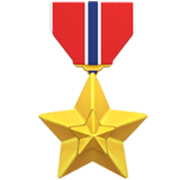 🎖️ Emoji Medalha Militar na Apple iOS 17.4.