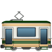 🚋 Emoji Vagón De Tranvía en Apple iOS 17.4.