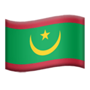 🇲🇷 Emoji Bandeira: Mauritânia na Apple iOS 17.4.