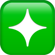 Emoji ❇️ Scintilla Stilizzata su Apple iOS 17.4.