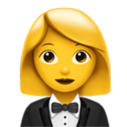 🤵‍♀️ Emoji Mujer en un esmoquin en Apple iOS 17.4.