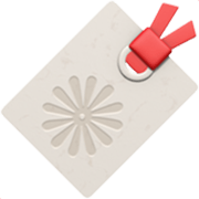 Emoji 🔖 Segnalibro su Apple iOS 17.4.