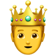 Emoji 🤴 Principe su Apple iOS 17.4.
