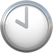 Emoji 🕙 Ore Dieci su Apple iOS 17.4.