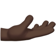 🫴🏿 Emoji Palma Para Cima Mão: Pele Escura na Apple iOS 17.4.
