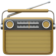 Émoji 📻 Radio sur Apple iOS 17.4.