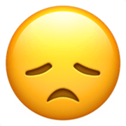 😞 Emoji enttäuschtes Gesicht Apple iOS 17.4.
