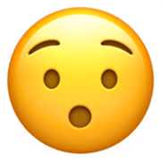 😯 Emoji verdutztes Gesicht Apple iOS 17.4.