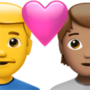 Couple Avec Cœur: Homme, Personne, Pas de teint, Peau Légèrement Mate Apple iOS 17.4.