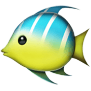Emoji 🐠 Pesce Tropicale su Apple iOS 17.4.