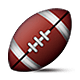 Émoji 🏈 Football Américain sur Apple iOS 4.0.