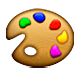 🎨 Emoji Paleta De Pintor en Apple iOS 4.0.
