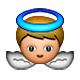 👼 Emoji Bebé ángel en Apple iOS 4.0.
