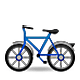 Emoji 🚲 Bicicletta su Apple iOS 4.0.
