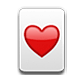 Émoji ♥️ Cœur Cartes sur Apple iOS 4.0.
