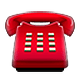Emoji ☎️ Telefono Fisso su Apple iOS 4.0.