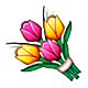 Émoji 💐 Bouquet sur Apple iOS 4.0.