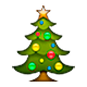 Émoji 🎄 Sapin De Noël sur Apple iOS 4.0.