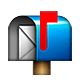 Emoji 📫 Cassetta Postale Chiusa Bandierina Alzata su Apple iOS 4.0.