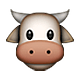 🐮 Emoji Cara De Vaca en Apple iOS 4.0.