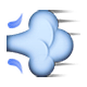 Emoji 💨 Nuvola Di Polvere su Apple iOS 4.0.