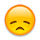 😞 Emoji Rosto Desapontado na Apple iOS 4.0.