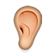 Emoji 👂 Orecchio su Apple iOS 4.0.