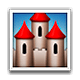 Emoji 🏰 Castello su Apple iOS 4.0.