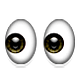 Emoji 👀 Occhi su Apple iOS 4.0.