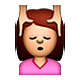 💆 Emoji Person, die eine Kopfmassage bekommt Apple iOS 4.0.