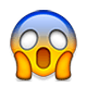 😱 Emoji Cara Gritando De Miedo en Apple iOS 4.0.