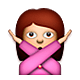 🙅 Emoji Persona Haciendo El Gesto De «no» en Apple iOS 4.0.