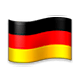 🇩🇪 Emoji Bandeira: Alemanha na Apple iOS 4.0.