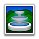 Émoji ⛲ Fontaine sur Apple iOS 4.0.