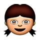 👧 Emoji Menina na Apple iOS 4.0.