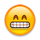 😁 Emoji Rosto Contente Com Olhos Sorridentes na Apple iOS 4.0.