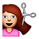 Emoji 💇 Taglio Di Capelli su Apple iOS 4.0.