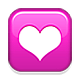 Émoji 💟 Décoration Avec Cœur sur Apple iOS 4.0.