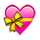 Émoji 💝 Cœur Avec Ruban sur Apple iOS 4.0.