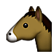 Emoji 🐴 Muso Di Cavallo su Apple iOS 4.0.